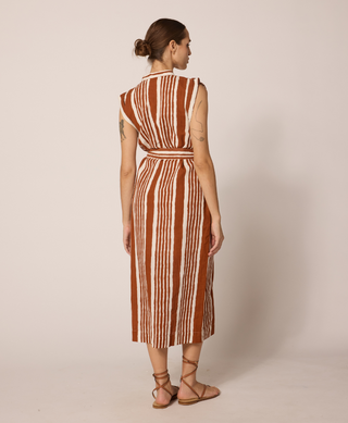 Lani Midi Dress | Vecchio Stripe