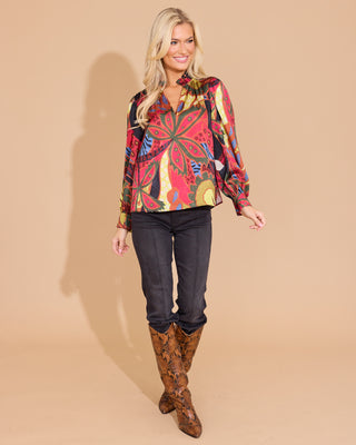 Phoebe Top - Jungle Floral