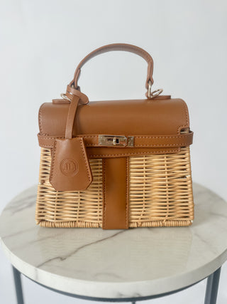 Celine Wicker Handbag