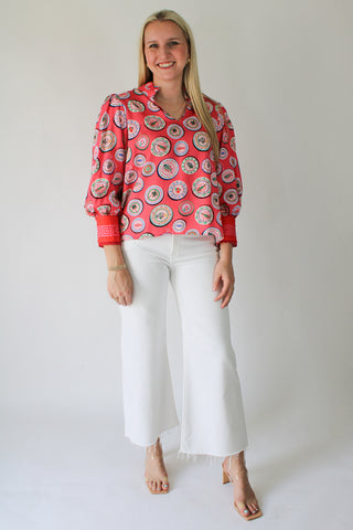 Hailey Top - Flame Scarlet