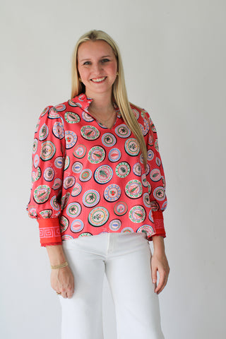 Hailey Top - Flame Scarlet