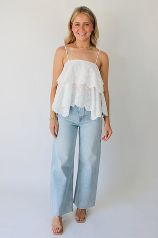 Capri Scalloped Cami