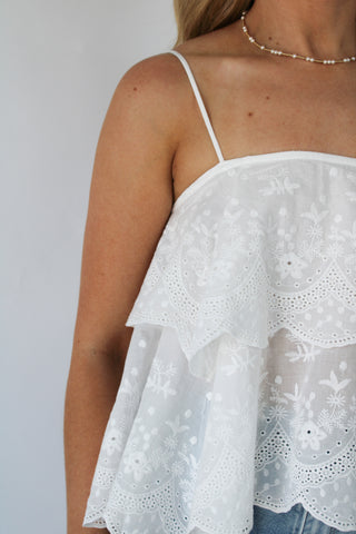 Capri Scalloped Cami