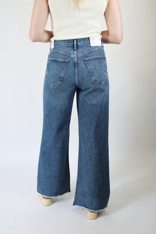 Dame High Rise Wide Leg Jean in Control