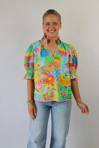 Lottie Top - Van Gogh