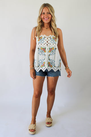 Grandma's Treasure Off-White Lacy Blouse
