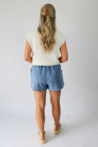 Long Vacay Chambray Shorts