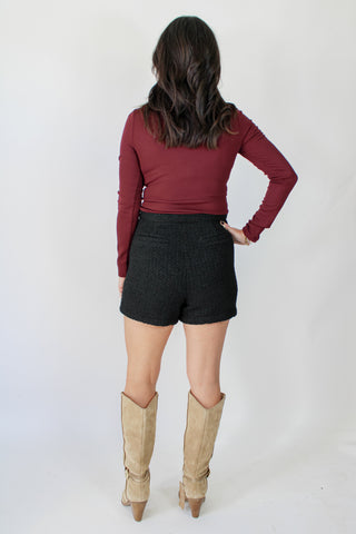 Delfina Tweed Skort