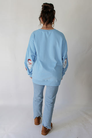 Sequin Santa Sweatshirt