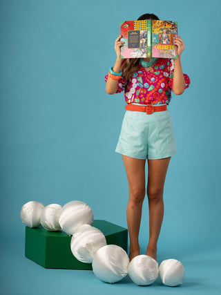 Tailored Short - Aqua Splash