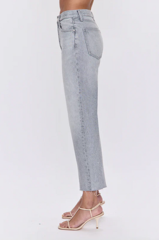 Cassie Crop Super High Rise Straight - Enigma