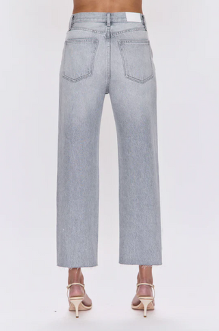 Cassie Crop Super High Rise Straight - Enigma