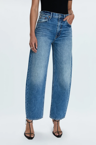 Wes High Rise Barrel Denim - Spectacle