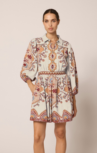 Leigh Mini Dress - Ivory Lagos