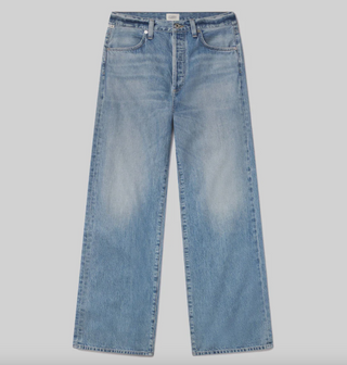 Annina High Rise Wide Leg 33" in Meuse