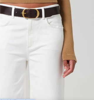 Lyra Wide Leg Crop in Soft White