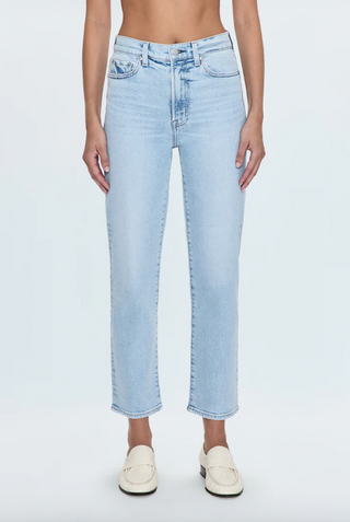 Charlie High Rise Classic Straight Ankle - Sun-Kissed