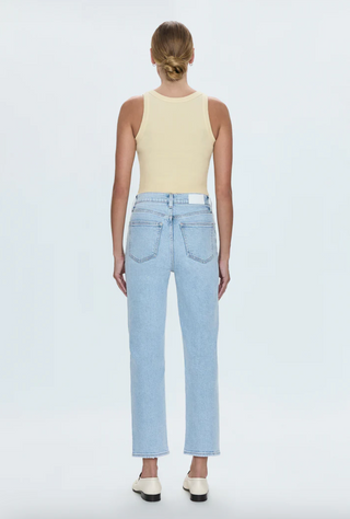 Charlie High Rise Classic Straight Ankle - Sun-Kissed