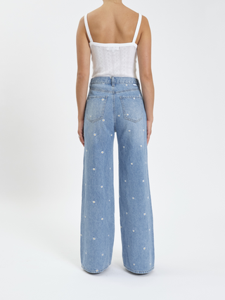 Far Out High Rise Wide Leg in Daze-Y
