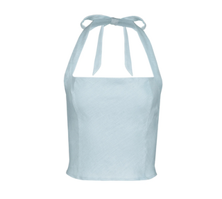 Positano Linen Halter Top