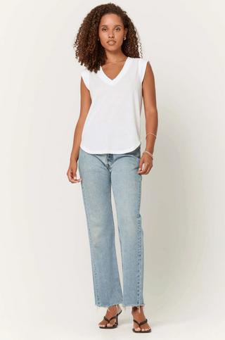 Rue V-Neck Tank - White