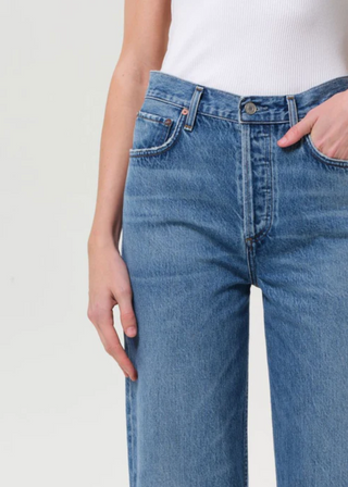 Ren Wide Leg Jean in Shrine