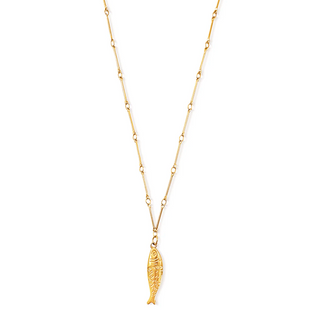 Adoni Fish Pendant Necklace