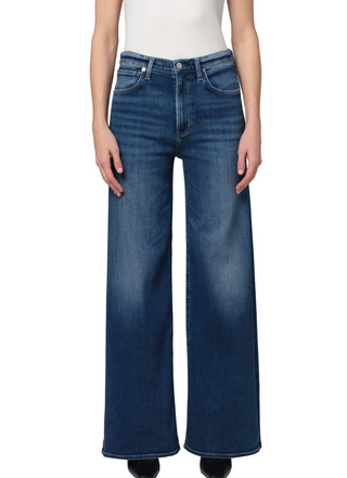 Lyra Wide Leg Denim in Ambry