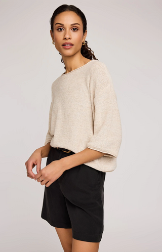 Kerrigan Knit Sweater - Heather Bone