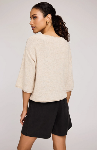 Kerrigan Knit Sweater - Heather Bone