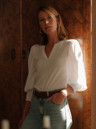 Flora Peasant Tee