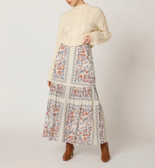 Marjorie Ankle Skirt | La Ramos