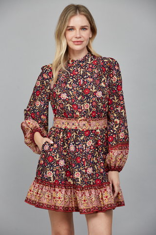 Stars Hollow Belted Mini Dress