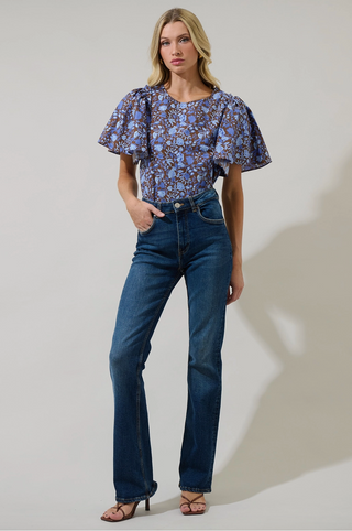 Princeton Floral Puff Sleeve Top