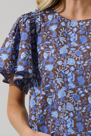 Princeton Floral Puff Sleeve Top
