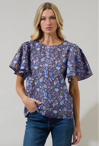 Princeton Floral Puff Sleeve Top