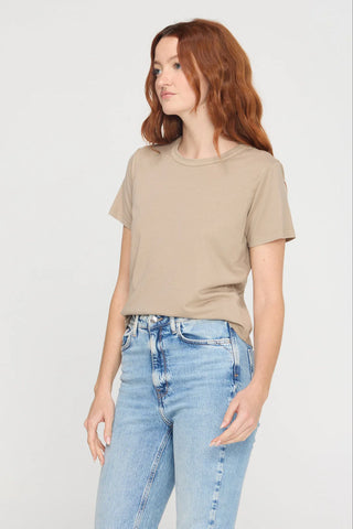 Baker Crew Neck Tee - Desert Taupe
