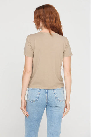Baker Crew Neck Tee - Desert Taupe