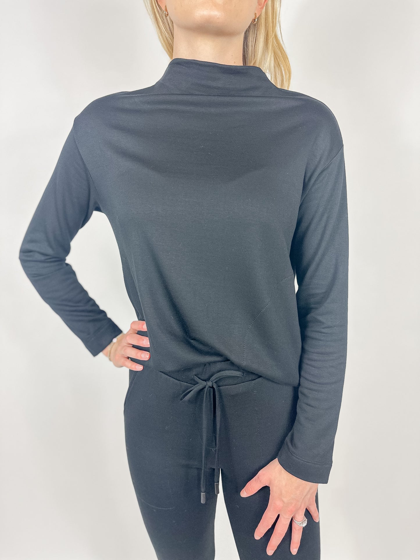 Leah Funnel Neck Top