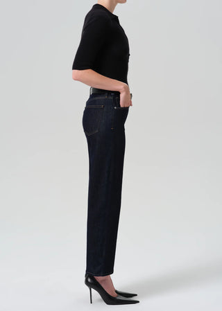 Palma Straight Jean in Inky Rise