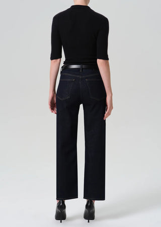 Palma Straight Jean in Inky Rise