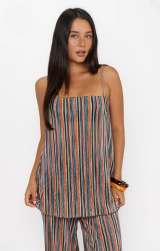 Abby Top - Sundown Stripe