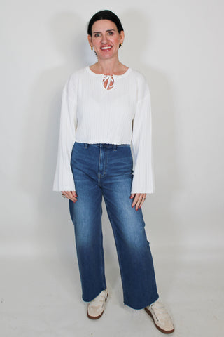 Bellini Cropped Knit Top