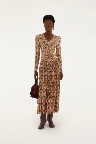 Garden Medal Midi Skirt