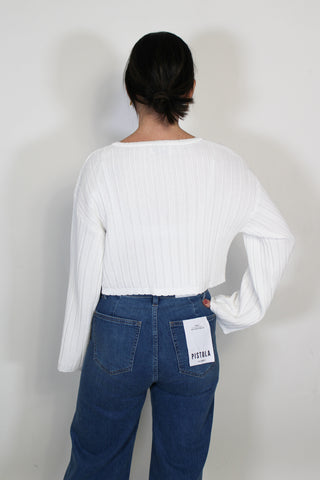 Bellini Cropped Knit Top