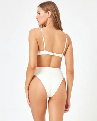 Sunrise Shell Bikini Top - Cream