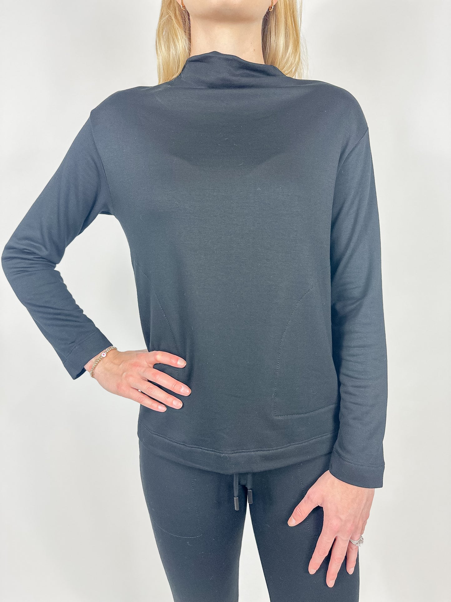 Leah Funnel Neck Top