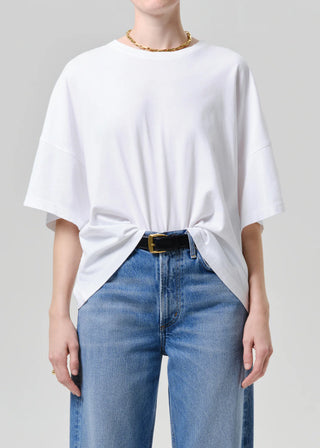 Cape Tee in White