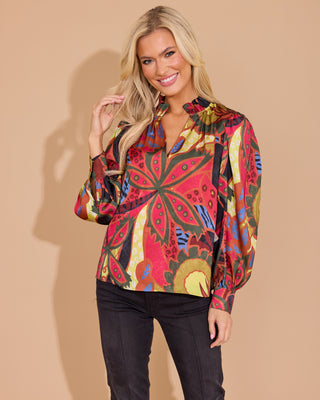 Phoebe Top - Jungle Floral