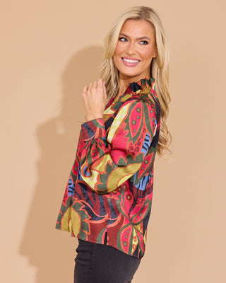 Phoebe Top - Jungle Floral